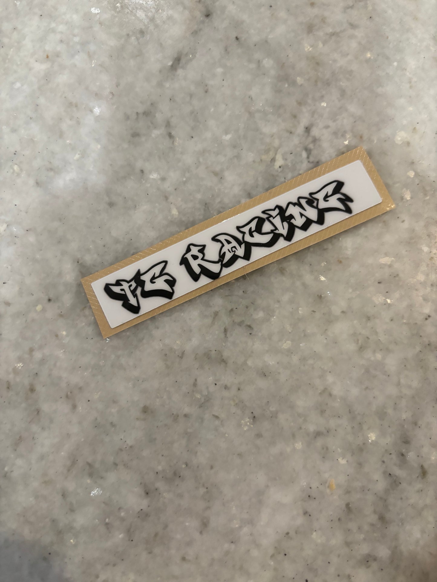 TG RACING Sticker and Jet Tag Combo