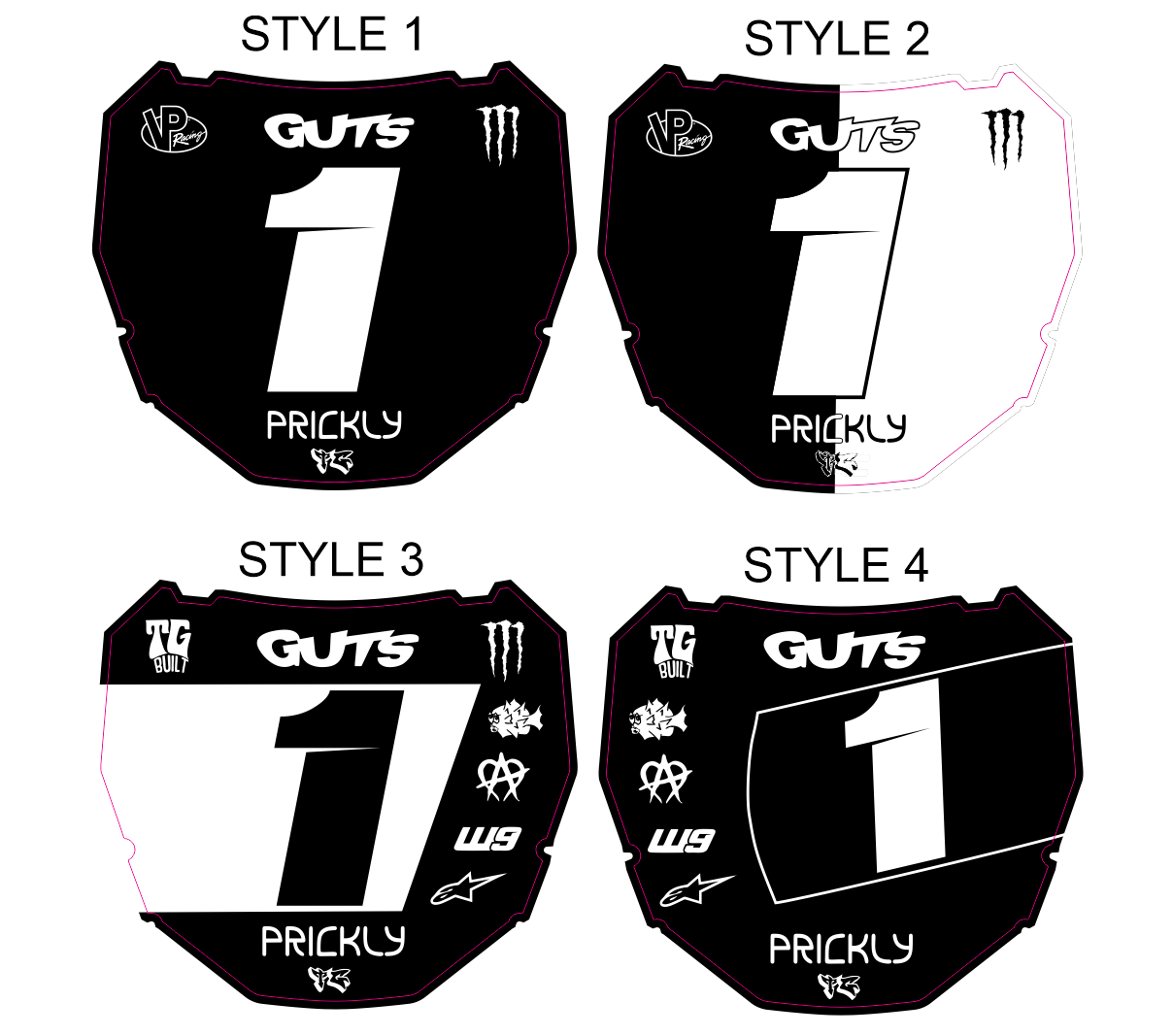 TG Racing Pre-Designed ODI Decal