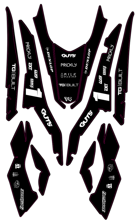 TG Racing Pre-Designed UB Graphic Kit