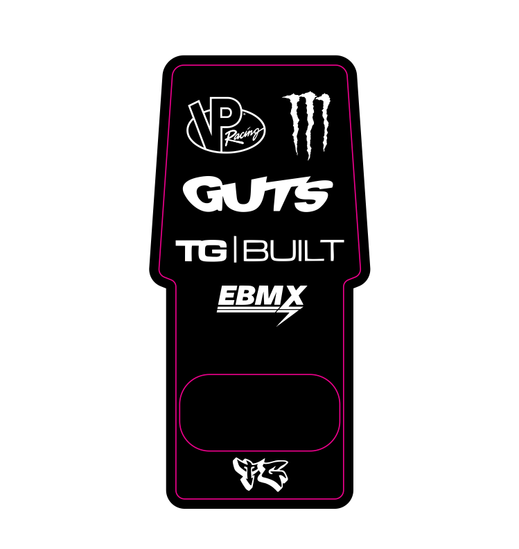 TG Racing Pre-Designed LBX Battery Lid Decal