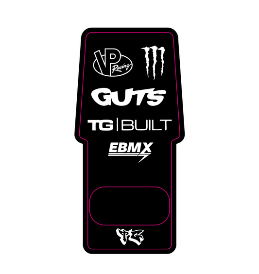 TG Racing Pre-Designed LBX Battery Lid Decal