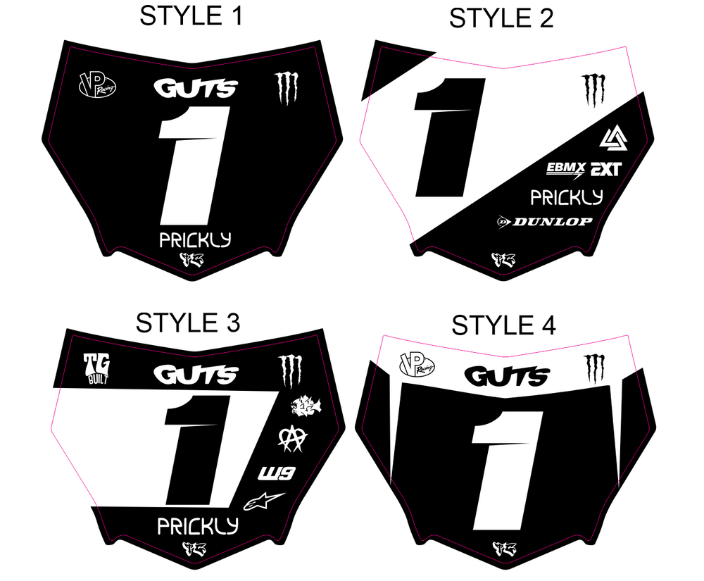 TG Racing Pre-Designed Motocutz Decal