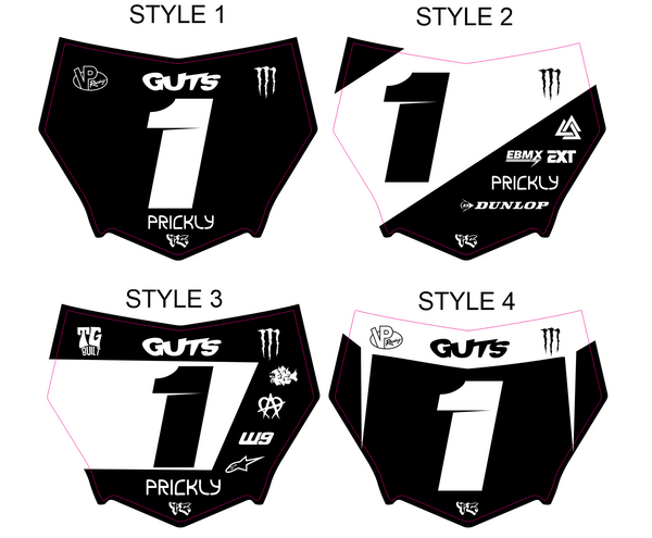 TG Racing Pre-Designed Motocutz Decal