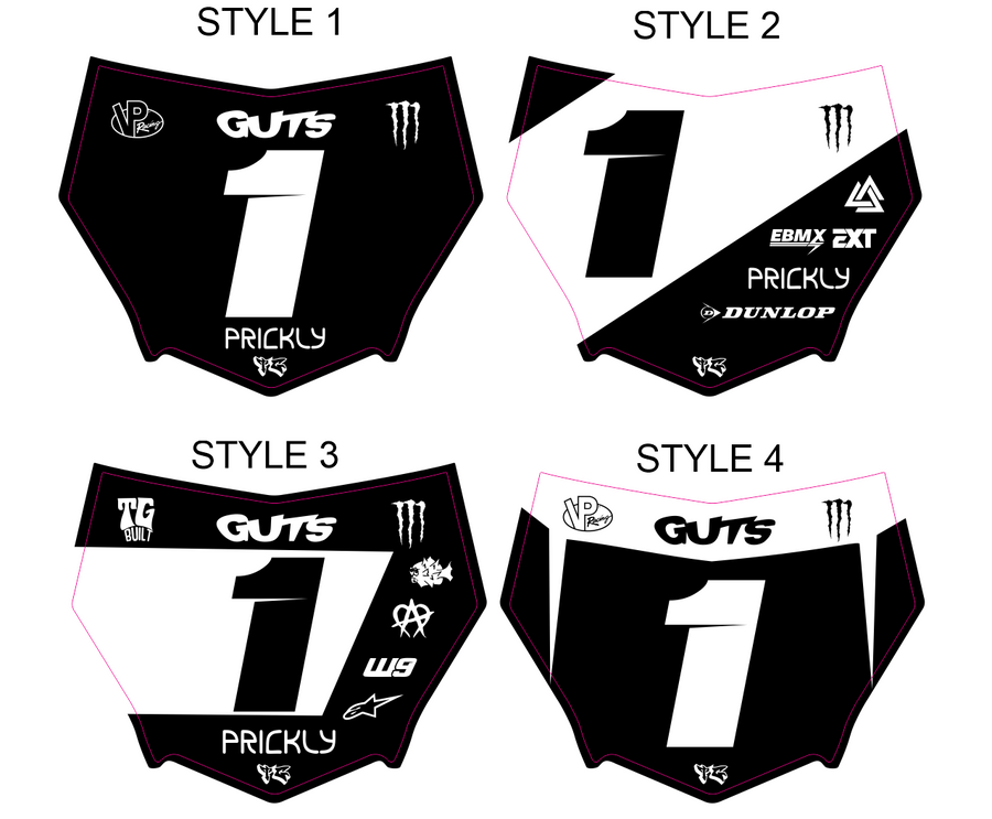 TG Racing Pre-Designed Motocutz Decal