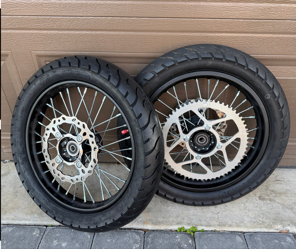 Upgraded 14in Wheels & Street Tires