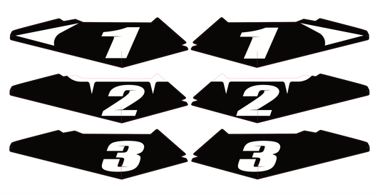 E-bike Side Fender Decal