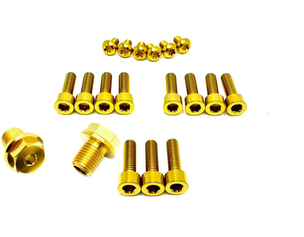 Titanium FastAce Fork Bolt Kits ALX13RC (2.0), AHX12RV (Gravitee), ALX32RC