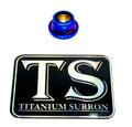 Titanium Lock M8 Nut - M8x1.25
